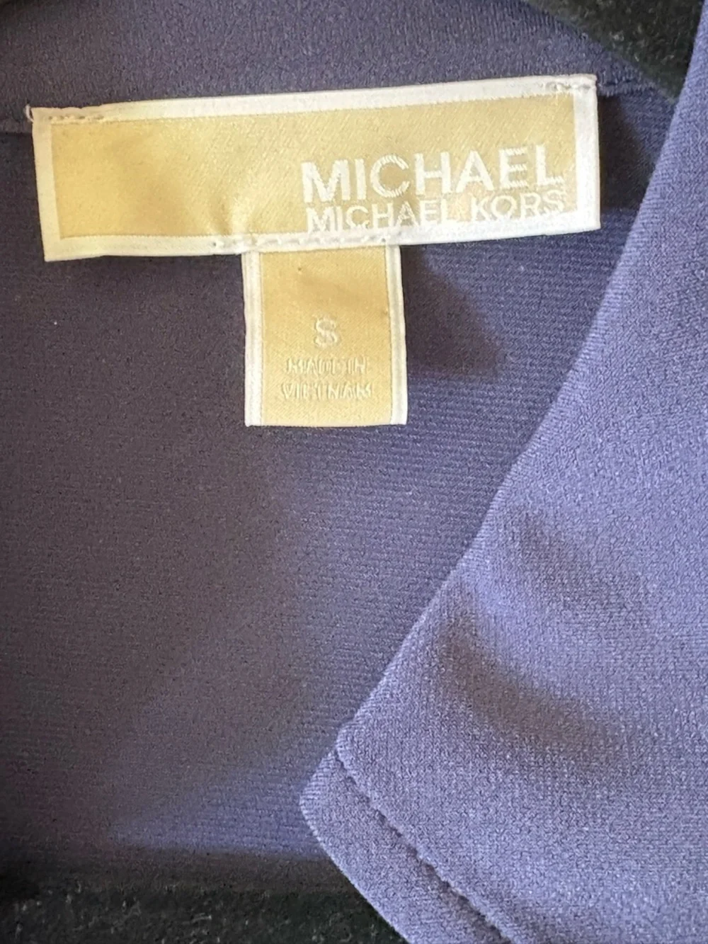 Michael Kors Navy Wrap Dress